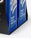6-Pack Paper Carrier Mockup 6-Pack Paper Carrier Mockup