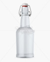Clear Glass Beugel Bottle Mockup Clear Glass Beugel Bottle Mockup