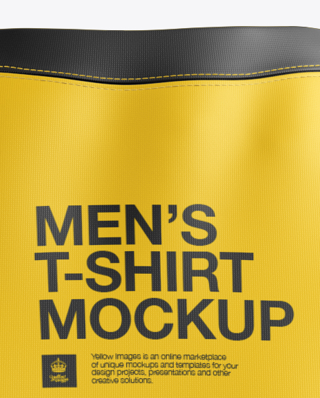 Men's T-Shirt HQ Mockup - Back View