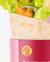 Shrimp Wrap Mockup