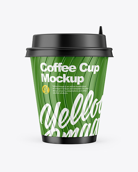 Matte Coffee Cup Mockup