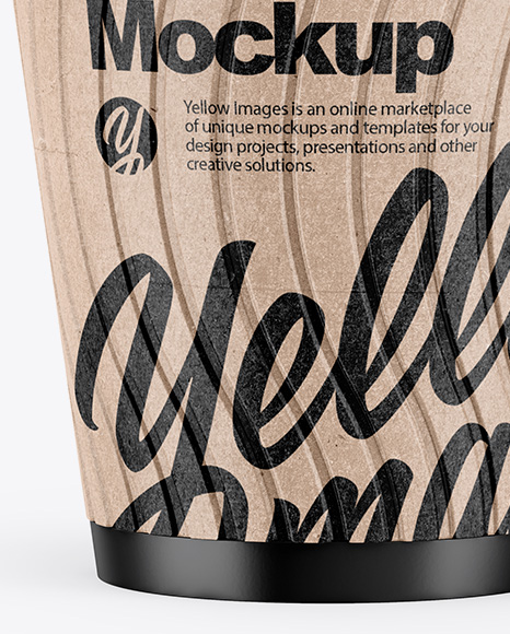 Matte Coffee Cup Mockup