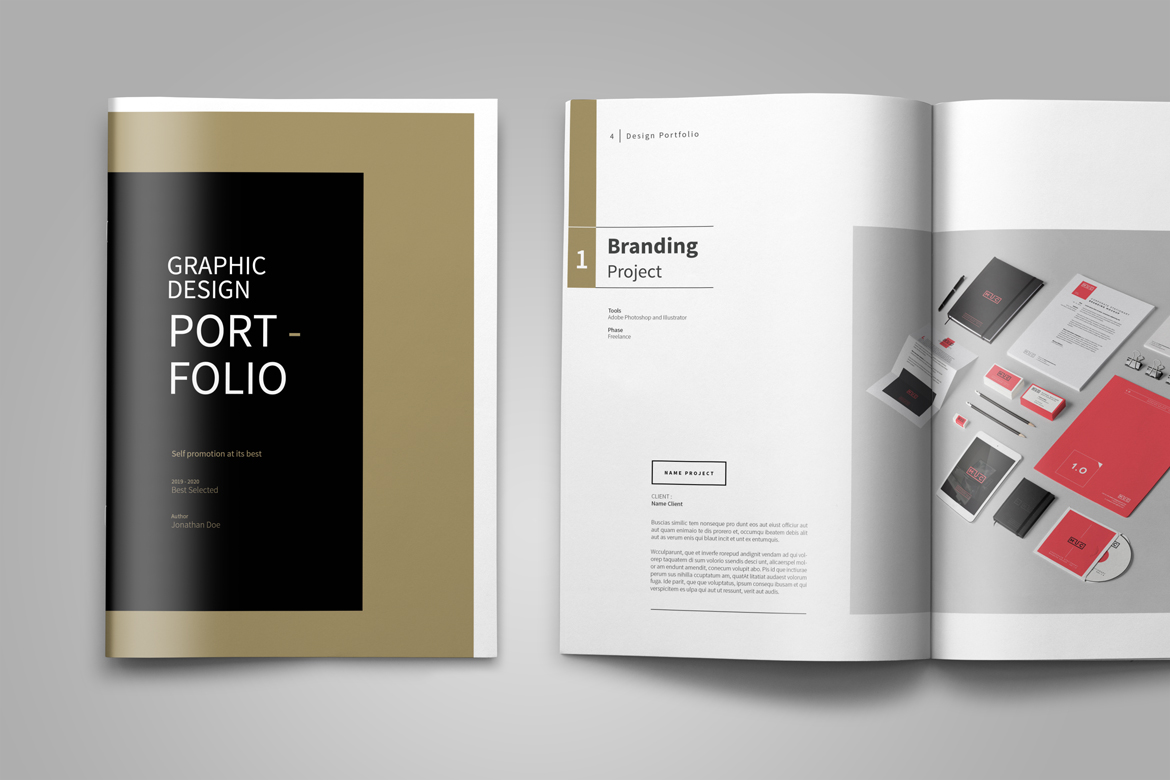 Graphic Design Portfolio Template