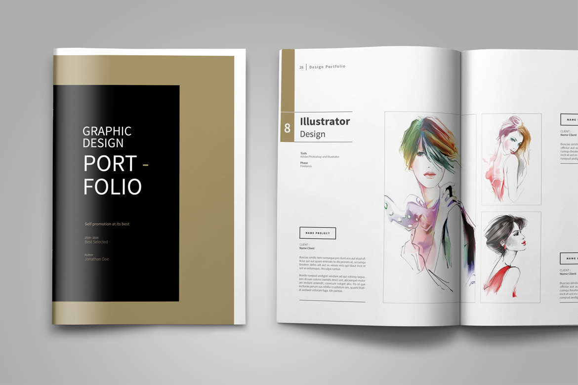 Graphic Design Portfolio Template