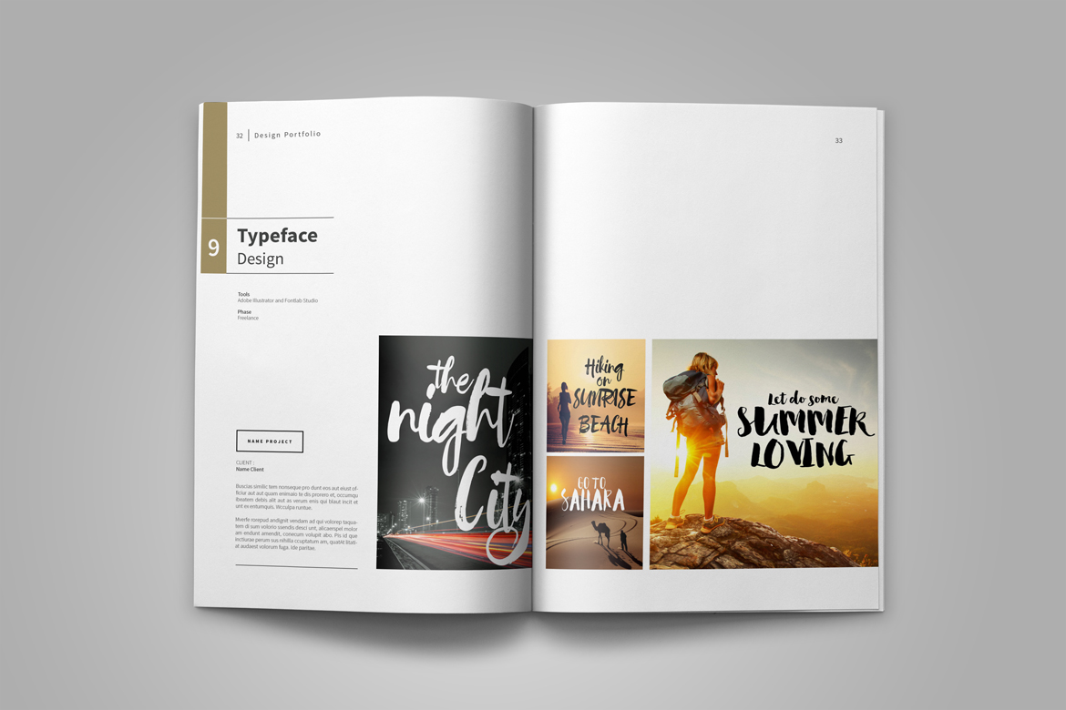 Graphic Design Portfolio Template Graphic Design Portfolio Template