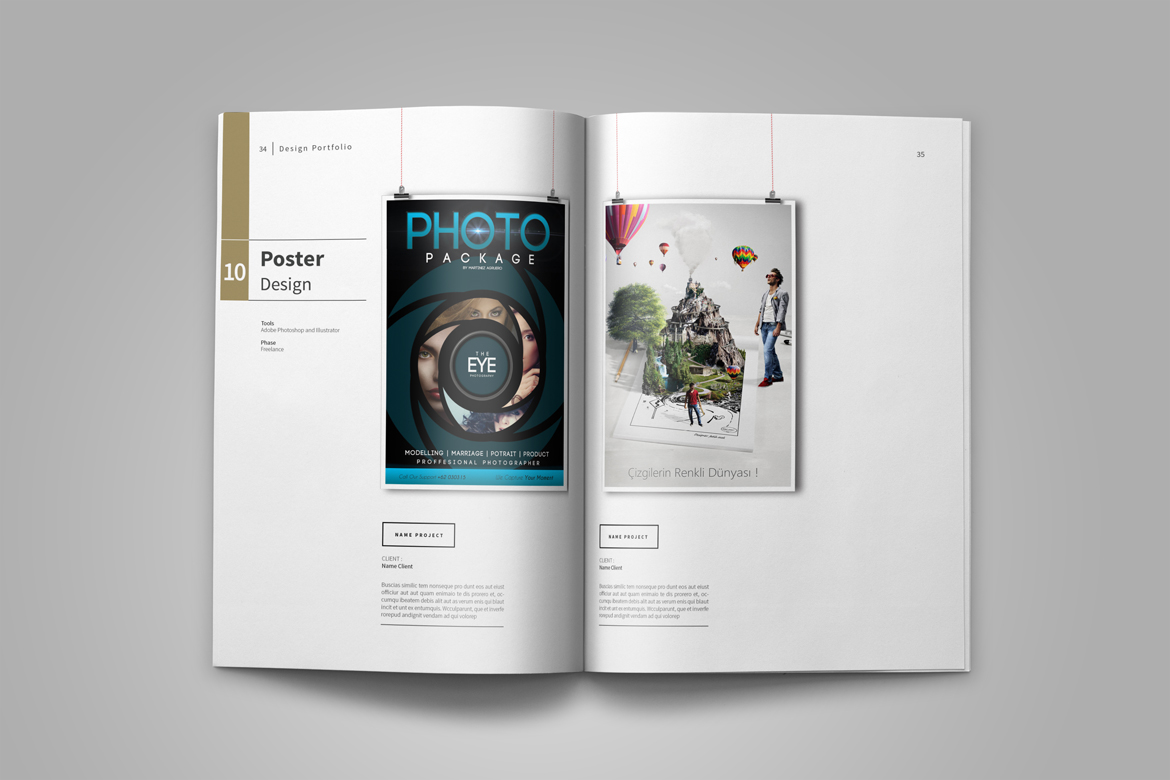 Graphic Design Portfolio Template