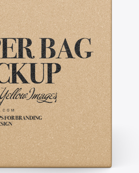 Kraft Wine Bag Mockup