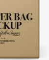 Metallic Wine Bag Mockup