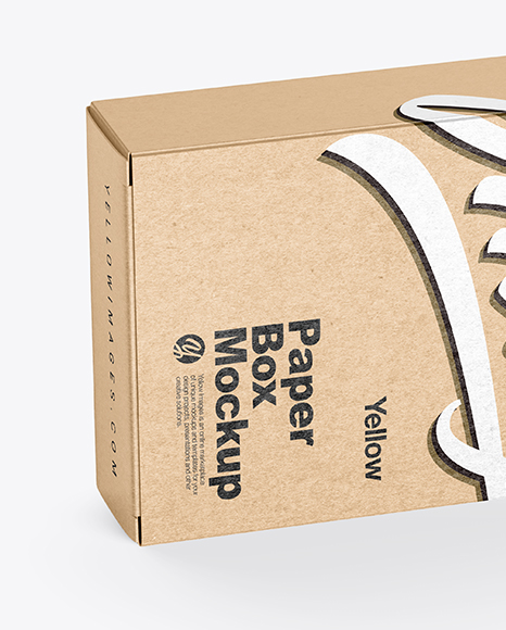 Kraft Box Mockup Kraft Box Mockup