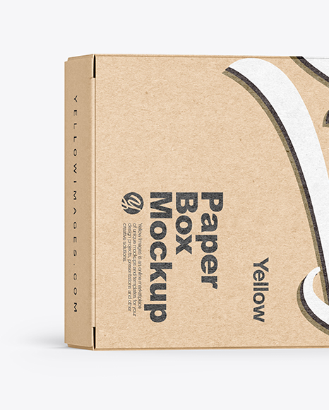 Kraft Box Mockup Kraft Box Mockup