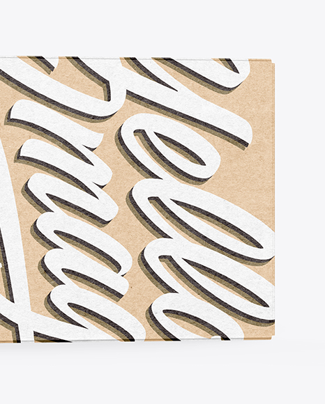Kraft Box Mockup Kraft Box Mockup