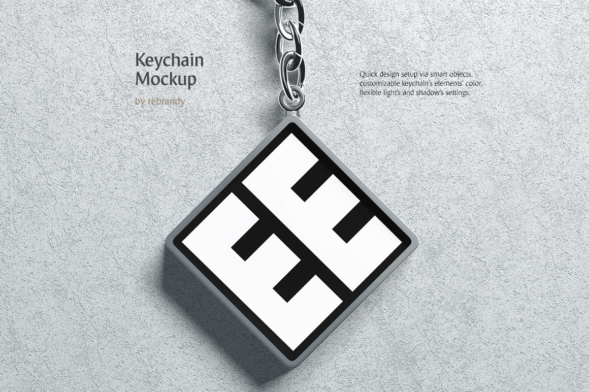 Keychain Mockup Keychain Mockup