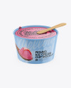 Glossy Ice Cream Cup Mockup