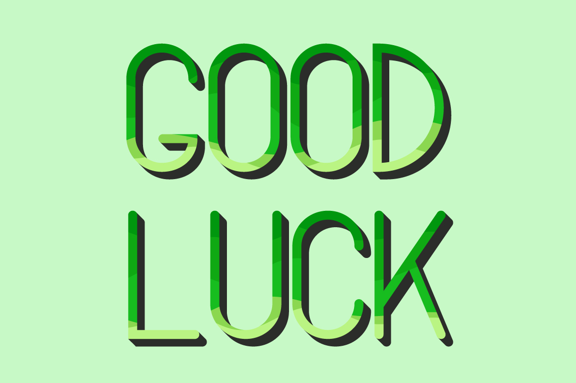 Lucky Green Font Duo Lucky Green Font Duo