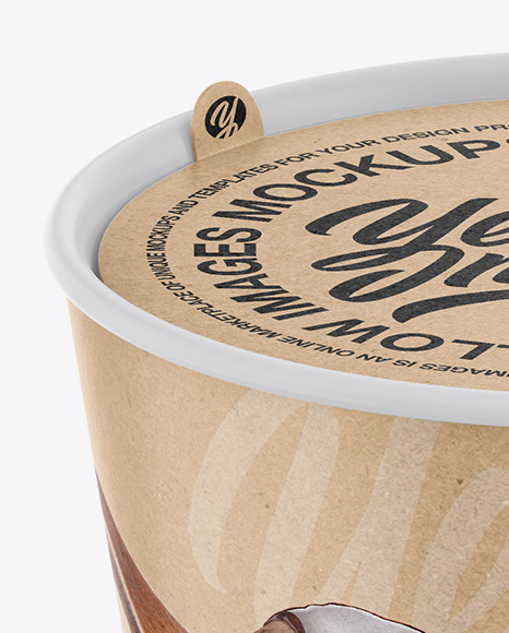 Kraft Ice Cream Cup Mockup