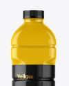 Glossy Plastic Bottle Mockup