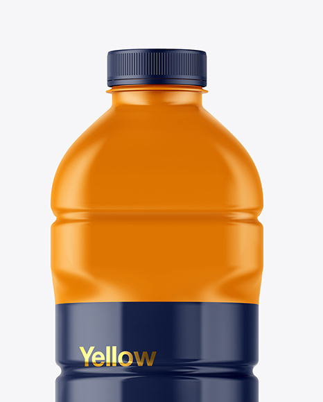 Matte Plastic Bottle Mockup