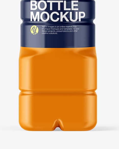 Matte Plastic Bottle Mockup