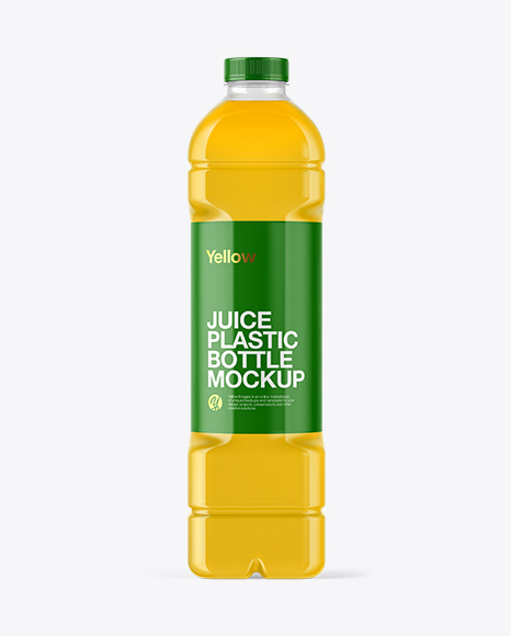 Juice Plastic Bottle Mockup