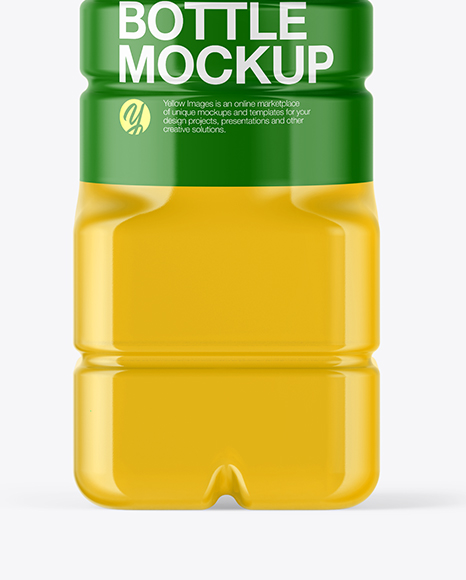 Juice Plastic Bottle Mockup