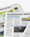 Three Newspapers Mockup