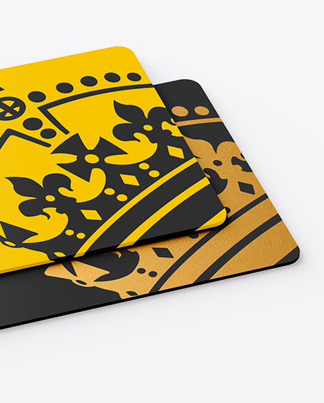 Two Plastic Cards Mockup