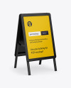 Matte Street Stand Mockup