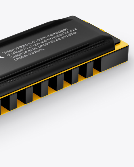 Matte Harmonica Mockup