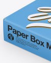 Paper Box Mockup Paper Box Mockup