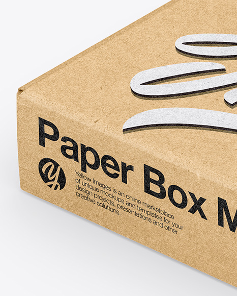 Kraft Box Mockup Kraft Box Mockup
