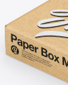 Kraft Box Mockup Kraft Box Mockup