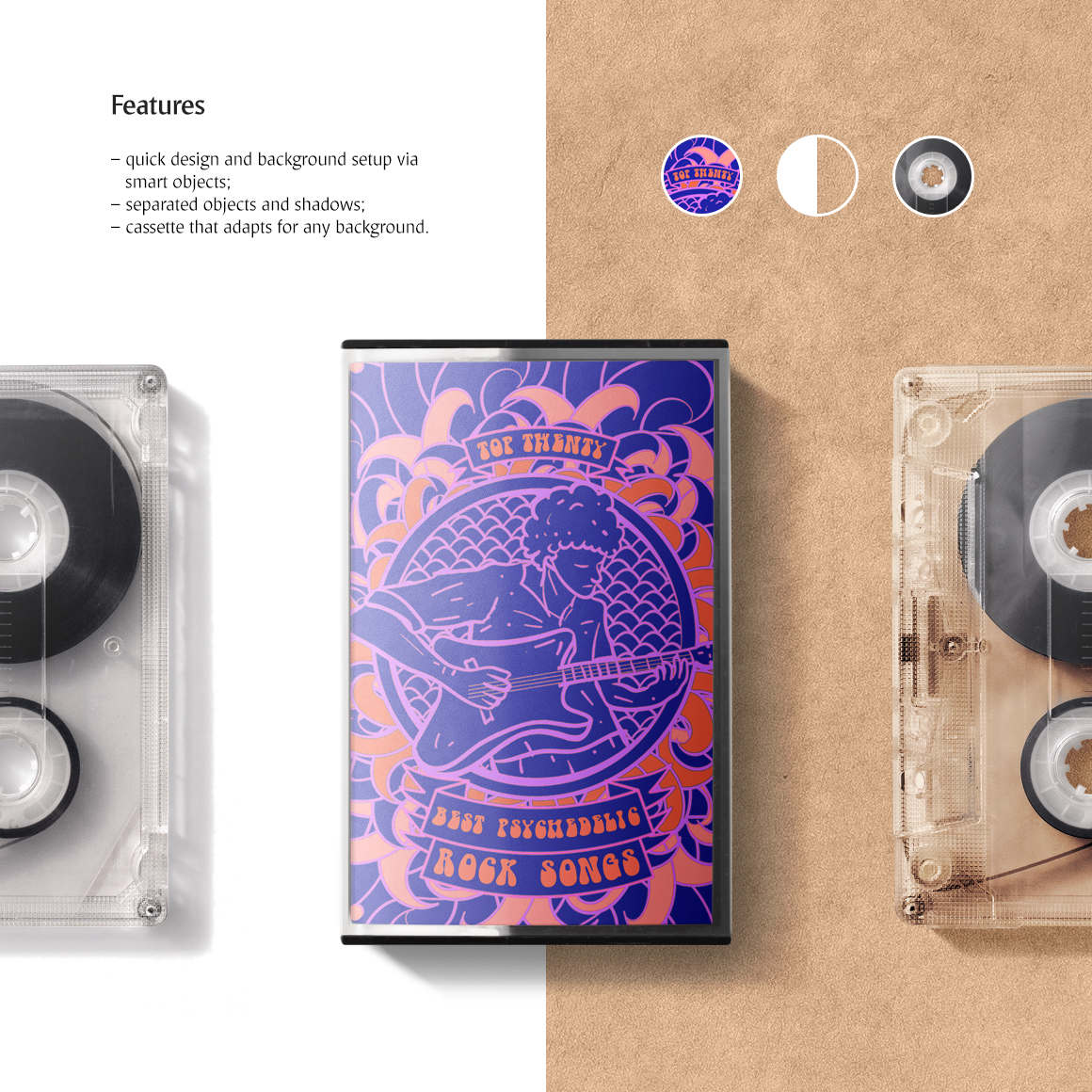 Cassette Tape Mockup