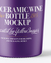 1.5L Ceramic Wine Bottle Mockup