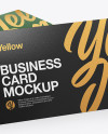 Stack of Business Cards Mockup