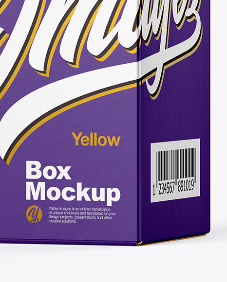 Paper Box Mockup