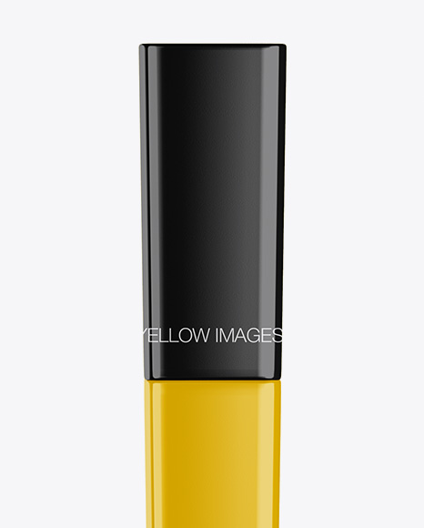 Glossy Mascara Tube Mockup