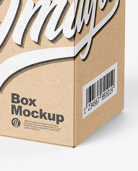 Kraft Box Mockup