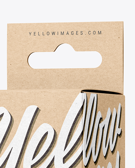 Kraft Box Mockup