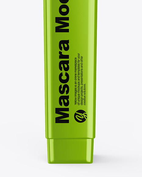 Metallic Mascara Tube Mockup