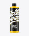 Glossy Plastic Bottle Mockup