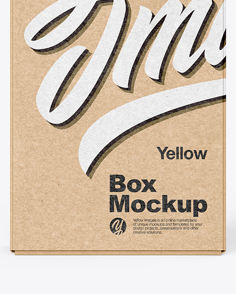 Kraft Box Mockup