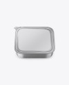 Metallized Plastic Container Mockup