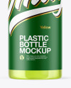 Clear Plastic Bottle Mockup