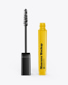 Opened Glossy Mascara Tube Mockup