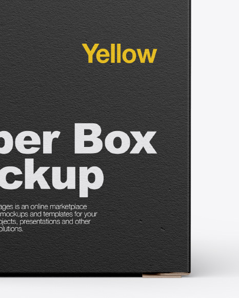 Paper Box Mockup