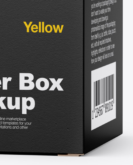 Paper Box Mockup