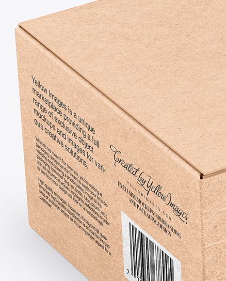 Kraft Box Mockup