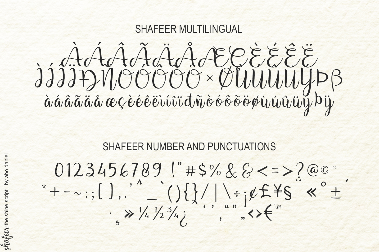 Shafeer -Perfect Font Duo-