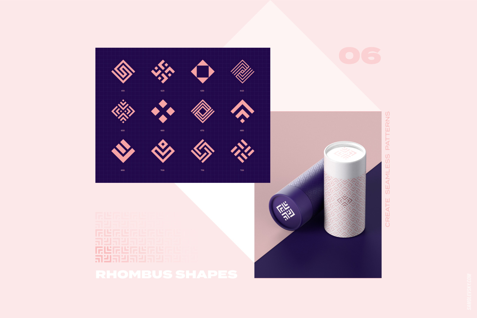 96 Geometric shapes &amp; logo marks collection Vol.1