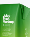 250ml Matte Juice Carton Package Mockup